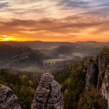 4-Bettzimmer Saechsische Schweiz Mittelndorf Ngoại thất bức ảnh