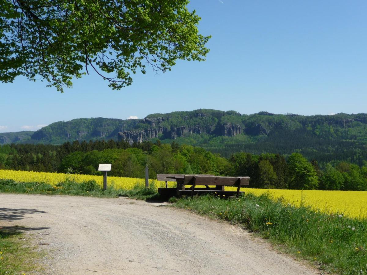 4-Bettzimmer Saechsische Schweiz Mittelndorf Ngoại thất bức ảnh